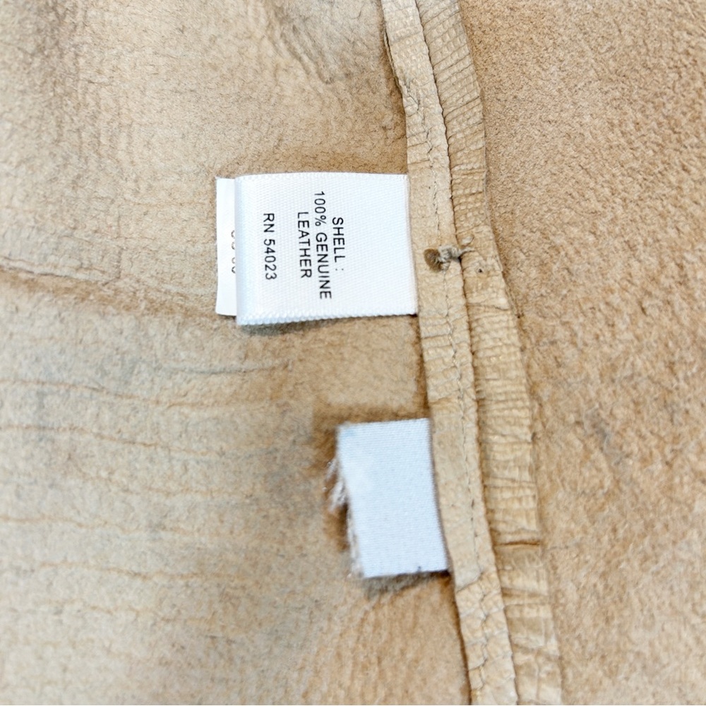 Banana Republic | Women's Leather Snakeskin Embossed Bohemian Jacket Size 8 - Picture 6 of 16